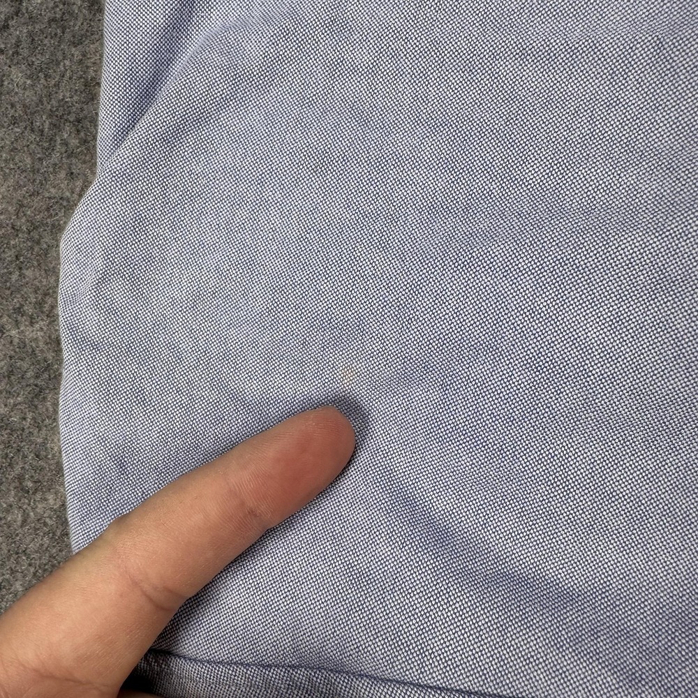 Ralph Lauren Yarmouth Shirt Mens XL Blue Cotton Oxford Button‎ Down Long Sleeve - Picture 6 of 16